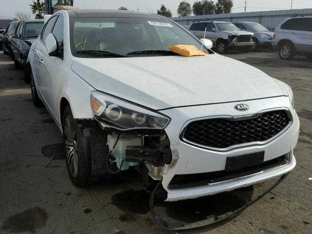 KNALN4D71E5137422 - 2014 KIA CADENZA PR WHITE photo 1