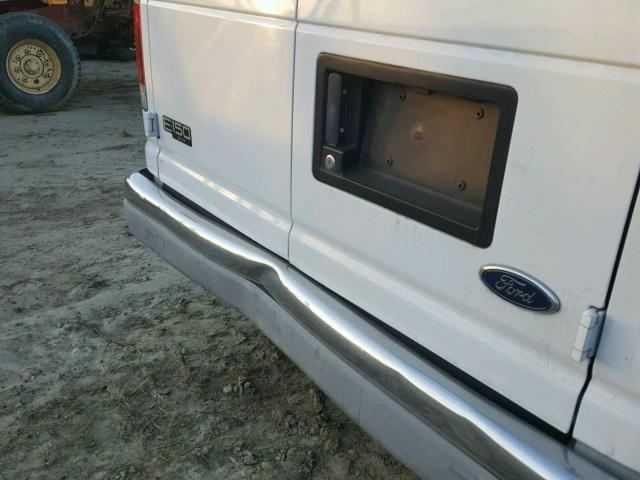 1FMRE11L52HA81701 - 2002 FORD ECONOLINE WHITE photo 9