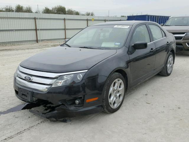 3FAHP0HA5AR410764 - 2010 FORD FUSION SE BLACK photo 2