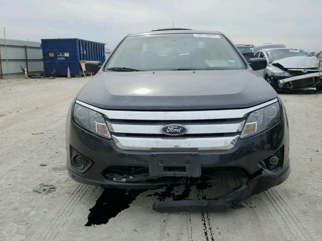 3FAHP0HA5AR410764 - 2010 FORD FUSION SE BLACK photo 9