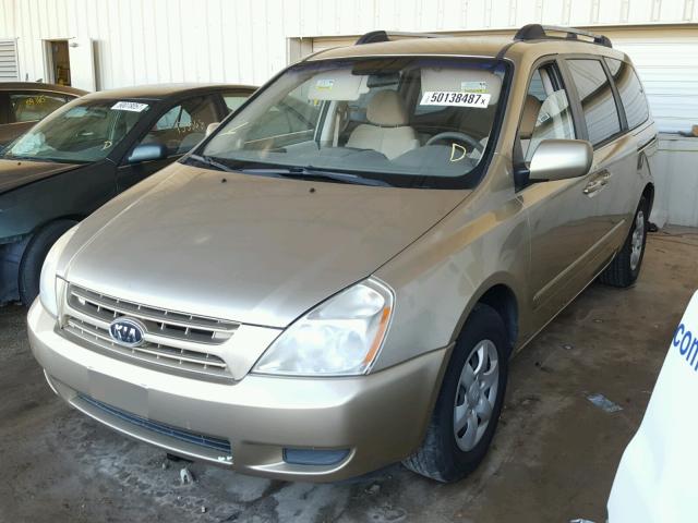 KNDMB233486202488 - 2008 KIA SEDONA EX GOLD photo 2