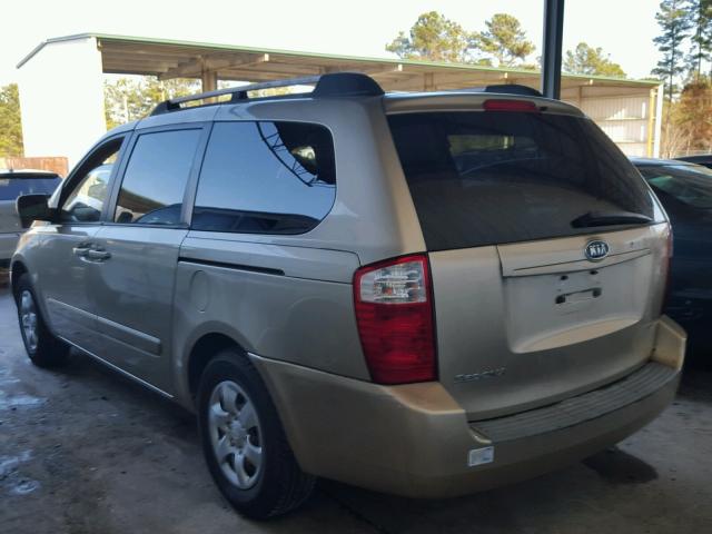 KNDMB233486202488 - 2008 KIA SEDONA EX GOLD photo 3