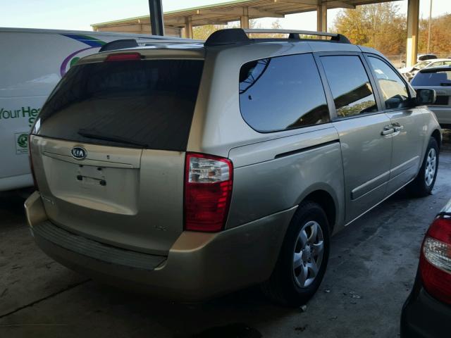 KNDMB233486202488 - 2008 KIA SEDONA EX GOLD photo 4