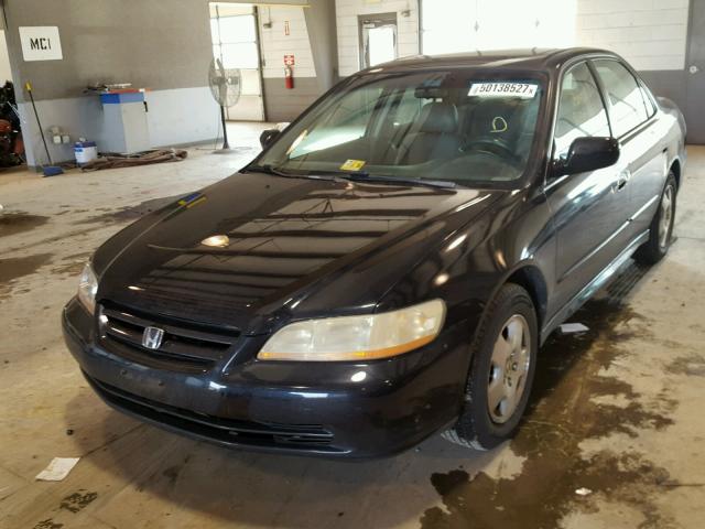 1HGCG16581A024173 - 2001 HONDA ACCORD EX BLACK photo 2