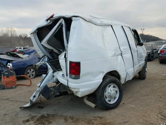 1FTNE24L18DA75334 - 2008 FORD ECONOLINE WHITE photo 4