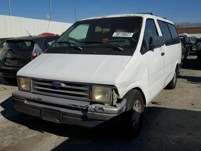 1FMDA31X0TZB40301 - 1996 FORD AEROSTAR WHITE photo 2