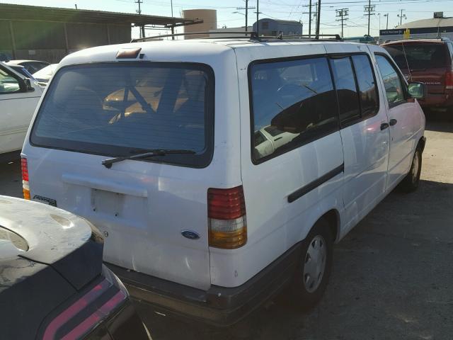 1FMDA31X0TZB40301 - 1996 FORD AEROSTAR WHITE photo 4