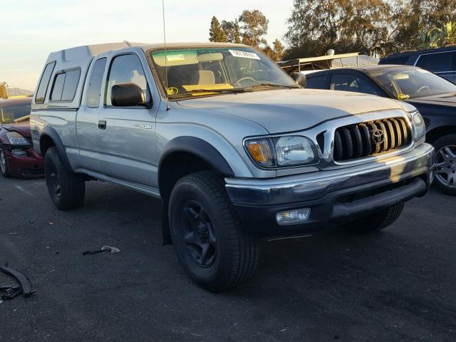 5TEWN72N43Z296514 - 2003 TOYOTA TACOMA XTR SILVER photo 1