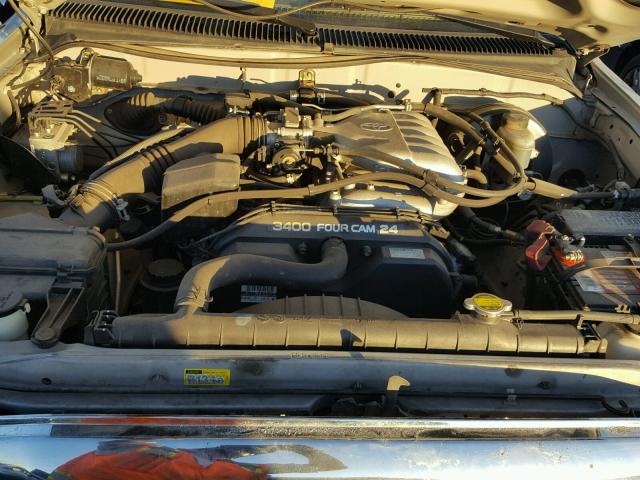 5TEWN72N43Z296514 - 2003 TOYOTA TACOMA XTR SILVER photo 7