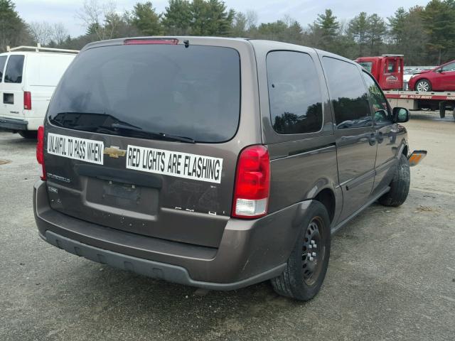 1GNDV23W78D176800 - 2008 CHEVROLET UPLANDER L GRAY photo 4