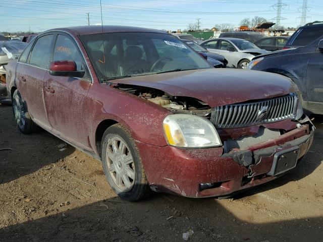 1MEHM42107G608508 - 2007 MERCURY MONTEGO PR MAROON photo 1