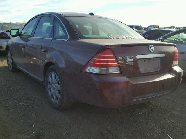 1MEHM42107G608508 - 2007 MERCURY MONTEGO PR MAROON photo 3