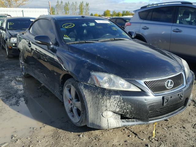 JTHFE2C26A2502083 - 2010 LEXUS IS 350 GRAY photo 1