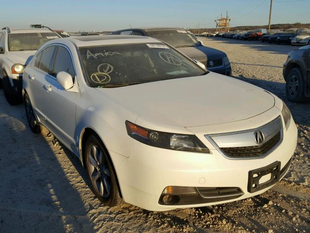 19UUA8F57CA022108 - 2012 ACURA TL WHITE photo 1