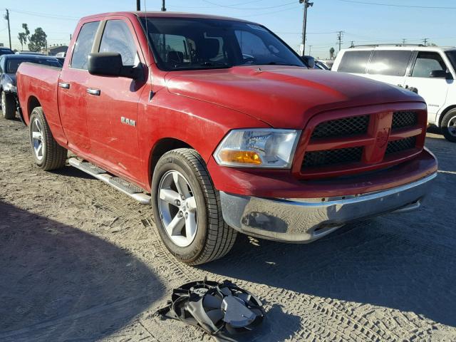 1D7RB1GP7AS134512 - 2010 DODGE RAM 1500 RED photo 1