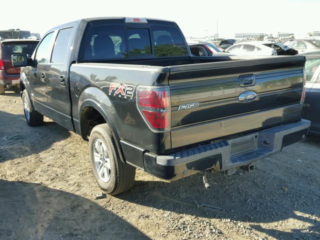 1FTFW1CT5CKE06000 - 2012 FORD F150 SUPER BLACK photo 3