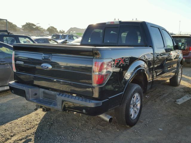 1FTFW1CT5CKE06000 - 2012 FORD F150 SUPER BLACK photo 4