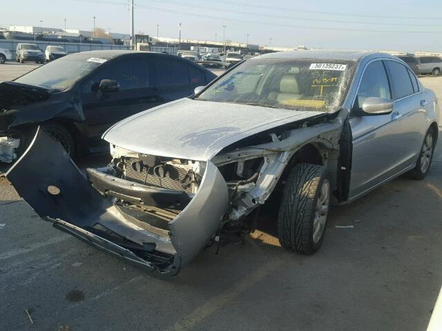 1HGCP36848A023702 - 2008 HONDA ACCORD EXL SILVER photo 2