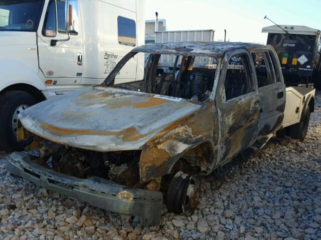 1GBJK33D76F174463 - 2006 CHEVROLET SILVERADO BURN photo 2