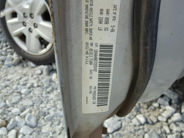 1B3HB48B57D555492 - 2007 DODGE CALIBER SX SILVER photo 10