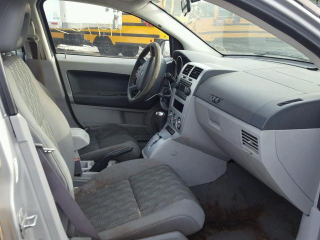 1B3HB48B57D555492 - 2007 DODGE CALIBER SX SILVER photo 5