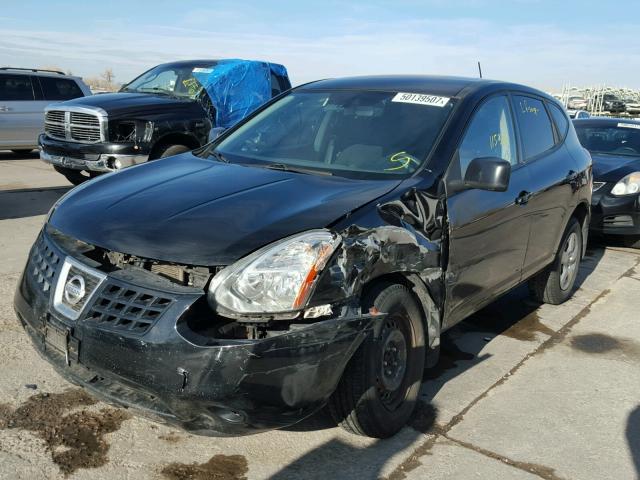 JN8AS58V09W446286 - 2009 NISSAN ROGUE S BLACK photo 2