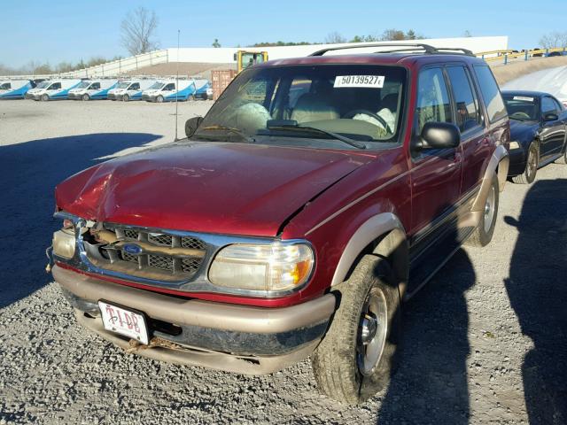 1FMZU32EXWZB20751 - 1998 FORD EXPLORER RED photo 2