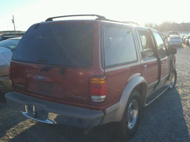 1FMZU32EXWZB20751 - 1998 FORD EXPLORER RED photo 4