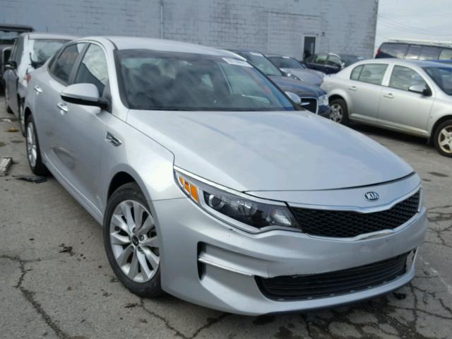 5XXGT4L34GG073416 - 2016 KIA OPTIMA LX SILVER photo 1