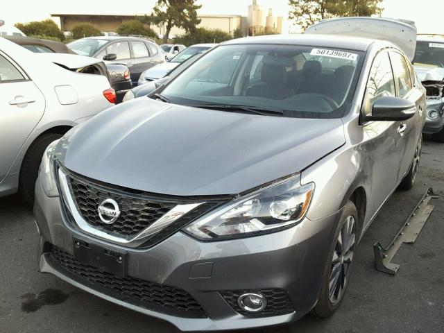 3N1AB7AP2GY316084 - 2016 NISSAN SENTRA S GRAY photo 2