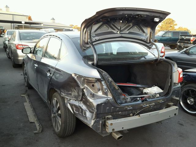 3N1AB7AP2GY316084 - 2016 NISSAN SENTRA S GRAY photo 3