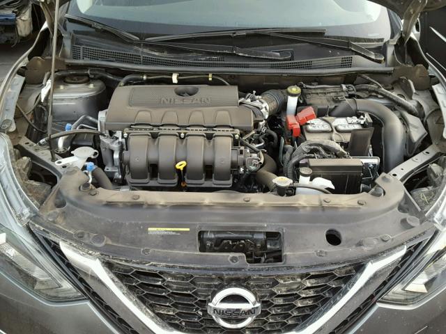 3N1AB7AP2GY316084 - 2016 NISSAN SENTRA S GRAY photo 7