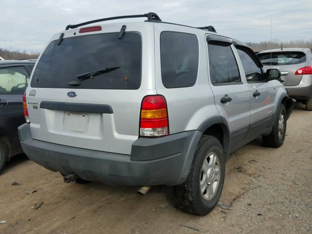 1FMYU04162KA25272 - 2002 FORD ESCAPE XLT SILVER photo 4