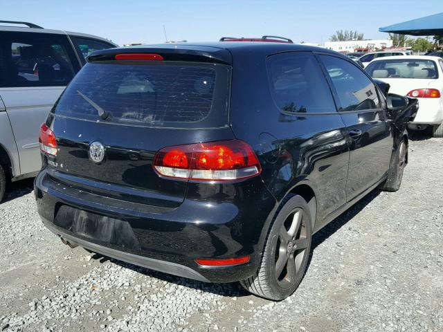 WVWBA7AJ6AW216942 - 2010 VOLKSWAGEN GOLF BLACK photo 4