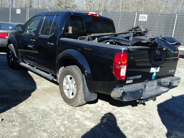 1N6AD0EV3DN729094 - 2013 NISSAN FRONTIER S BLACK photo 3