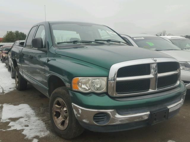 1D7HU18D54J117244 - 2004 DODGE RAM 1500 S GREEN photo 1