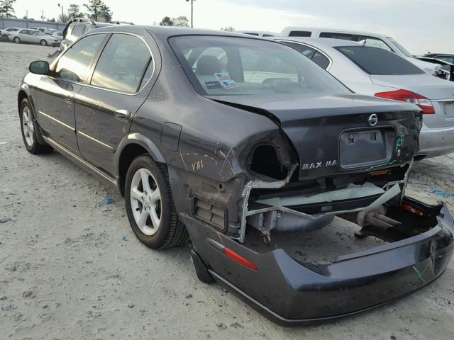 JN1DA31D32T421944 - 2002 NISSAN MAXIMA GLE GRAY photo 3