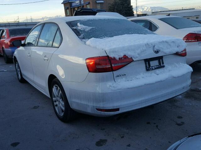 3VW1K7AJ8FM246943 - 2015 VOLKSWAGEN JETTA BASE 白色 照片 3