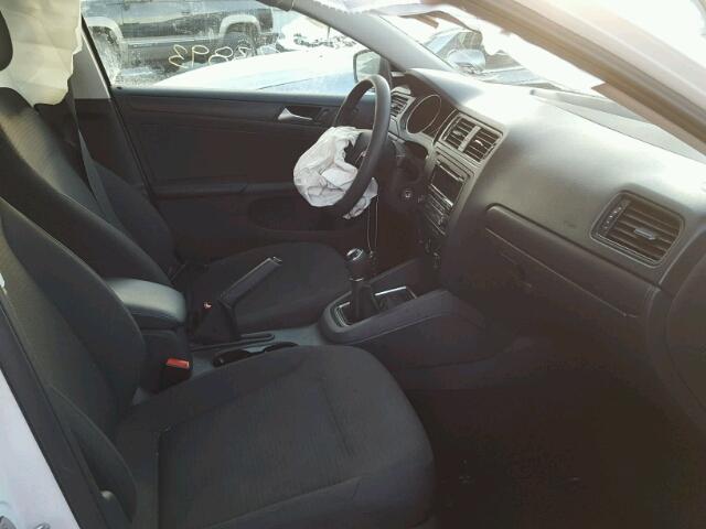 3VW1K7AJ8FM246943 - 2015 VOLKSWAGEN JETTA BASE 白色 照片 5