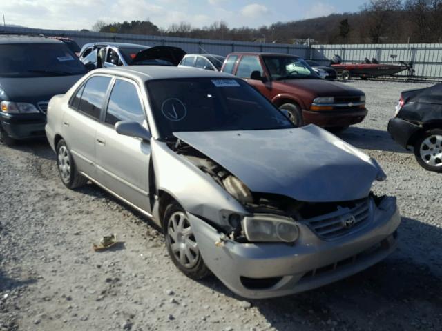 1NXBR12E91Z476041 - 2001 TOYOTA COROLLA CE SILVER photo 1