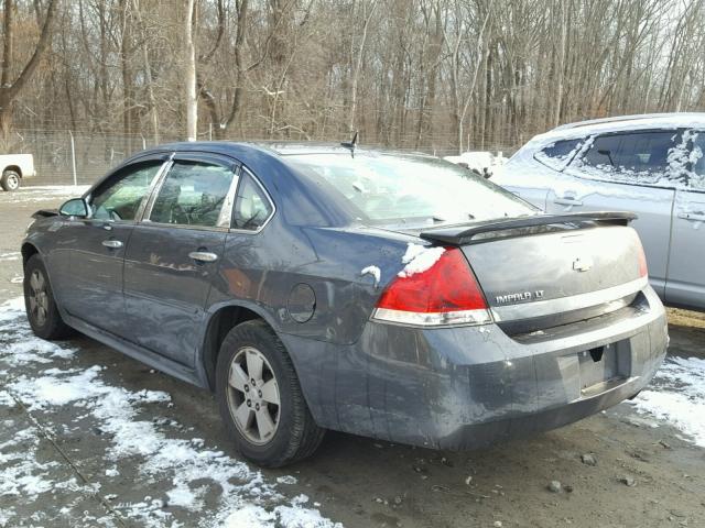 2G1WB5ENXA1237891 - 2010 CHEVROLET IMPALA LT GRAY photo 3