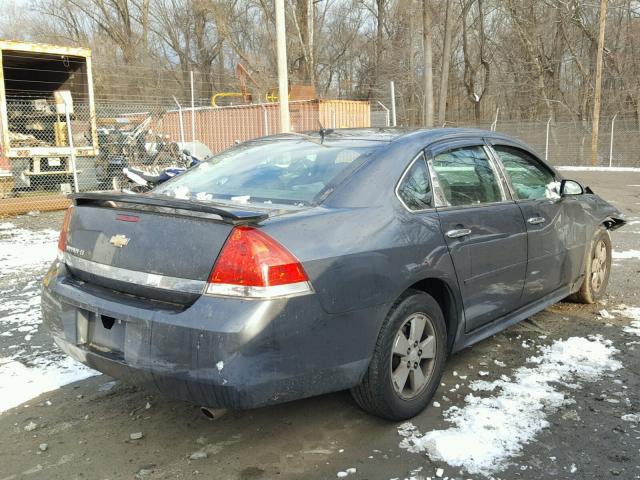 2G1WB5ENXA1237891 - 2010 CHEVROLET IMPALA LT GRAY photo 4