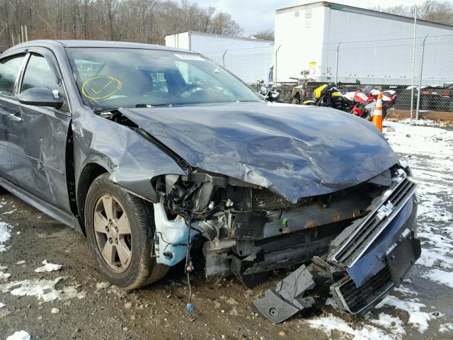 2G1WB5ENXA1237891 - 2010 CHEVROLET IMPALA LT GRAY photo 9