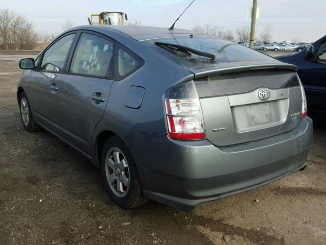 JTDKB22U753055744 - 2005 TOYOTA PRIUS GRAY photo 3