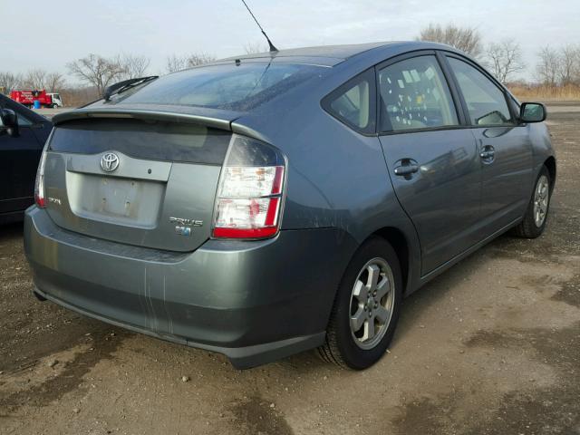 JTDKB22U753055744 - 2005 TOYOTA PRIUS GRAY photo 4