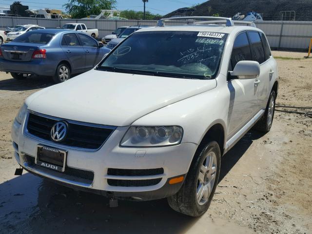 WVGZM77L06D018970 - 2006 VOLKSWAGEN TOUAREG 4. WHITE photo 2