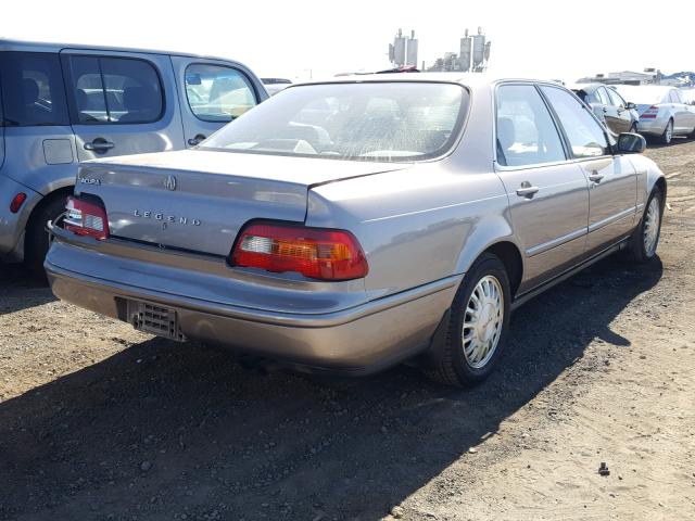 JH4KA7669RC011115 - 1994 ACURA LEGEND L BROWN photo 4