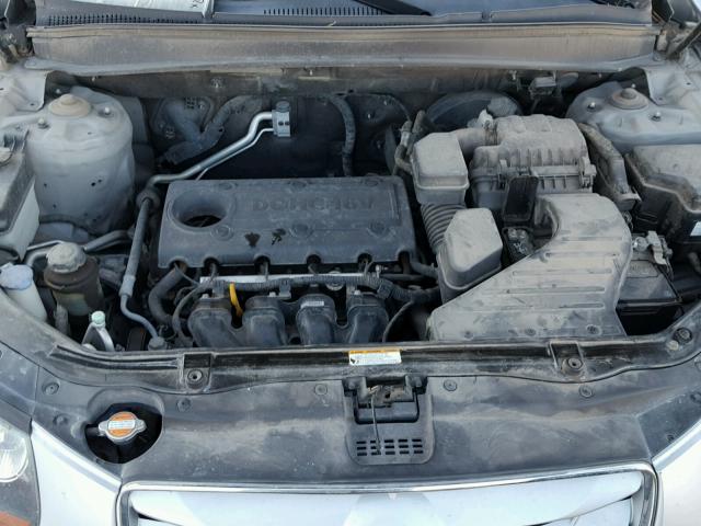 5NMSGDAB8AH333611 - 2010 HYUNDAI SANTA FE G SILVER photo 7