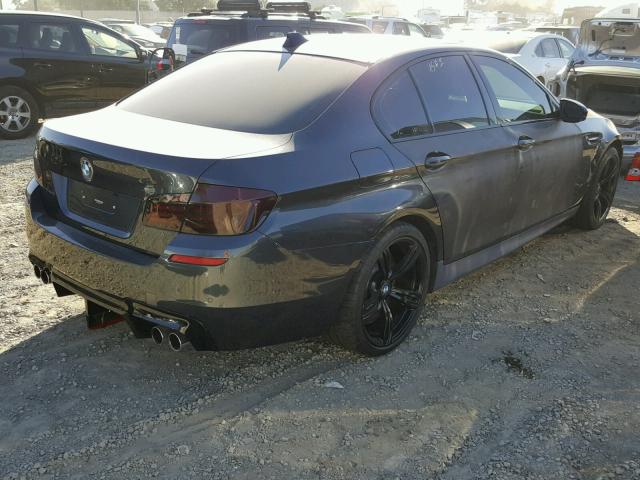 WBSFV9C5XDD096007 - 2013 BMW M5 CHARCOAL photo 4