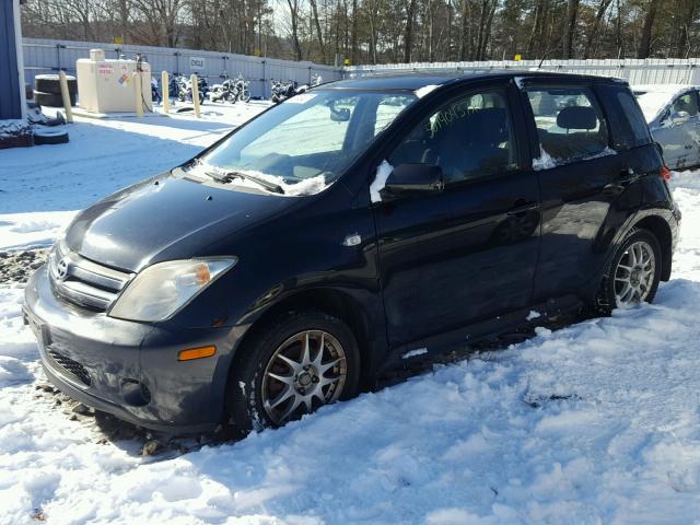 JTKKT624X50107236 - 2005 TOYOTA SCION XA BLACK photo 2